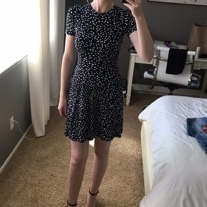 Black and White Polka Dot Dress